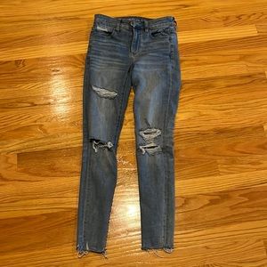 American Eagle Ripped High-Rise Jean Jeggings